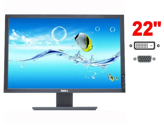 Монітор Dell E2209Wf / 22" (1680x1050) TN / 1x DVI, 1xVGA / VESA 100x100 / Pivot б/в - зображення 1