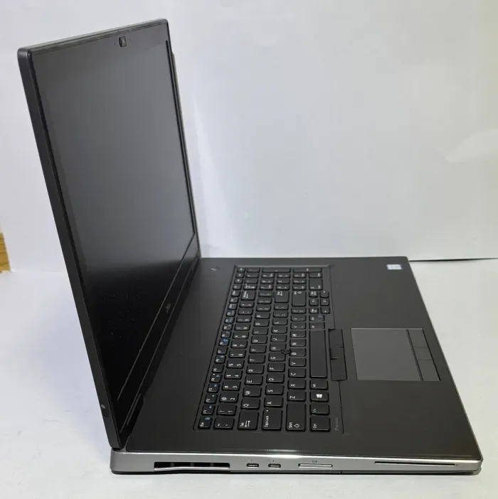 Мобільна робоча станція Dell Precision 7740 / 17,3" (1920x1080) IPS / Intel Core i7-9750H (6 (12) ядер по 2,6 - 4,5 ГГц) / 32 ГБ DDR4 / 256 ГБ SSD + 256 ГБ SSD / nVidia Quadro RTX 4000, 8 ГБ GDDR6, 256-біт / HDMI / WebCam б/в - зображення 4