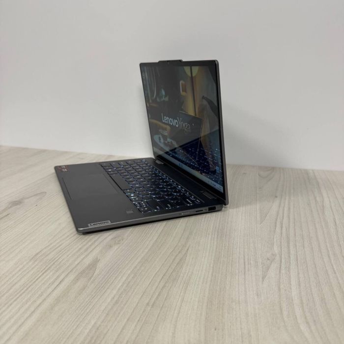 Ультрабук-трансформер Lenovo Yoga 7 14AHP9 / 14" (1920x1200) IPS Touch / AMD Ryzen 5 8640HS (6 (12) ядер по 3.5 - 4.9 GHz) / 8 GB DDR5 / 512 GB SSD NVMe / AMD Radeon 760M Graphics / WebCam б/в - зображення 5