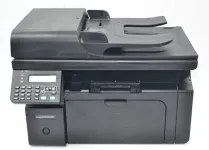 БФП принтер Б-клас HP LaserJet Pro M1214NFH MFP / Лазерний монохромний друк / 600x600 dpi / 18 стор/хв / A4 / USB Type-B, Ethernet / Кабелі в комплекті б/в