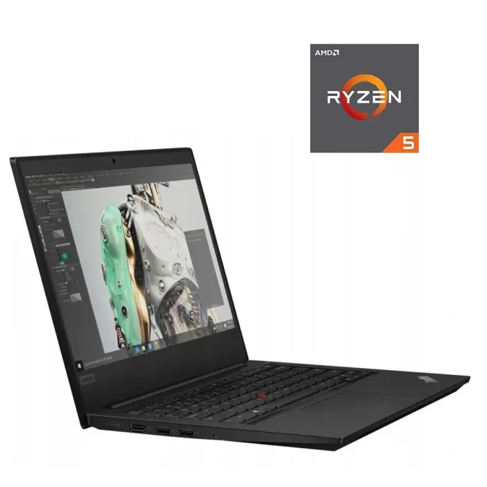 Ноутбук Lenovo ThinkPad E495 / 14" (1920x1080) IPS / AMD Ryzen 5 3500U (4 (8) ядра по 2.1 - 3.7 GHz) / 8 GB DDR4 / 256 GB SSD / AMD Radeon Vega 8 Graphics / WebCam б/в - зображення 1