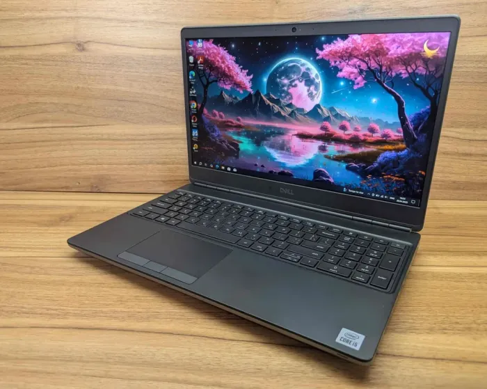 Мобільна робоча станція Dell Precision 7550 / 15.6" (1920x1080) IPS / Intel Core i5-10400H (4 (8) ядра по 2.6 - 4.6 GHz) / 32 GB DDR4 / 512 GB SSD / nVidia Quadro T1000, 4 GB GDDR6, 128-bit / WebCam / Windows 10 б/в - зображення 5