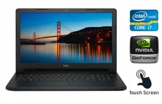 Ноутбук Б-клас Dell Latitude 3570 / 15.6" (1920x1080) IPS Touch / Intel Core i7-6500U (2 (4) ядра по 2.5 - 3.1 GHz) / 8 GB DDR3 / 240 GB SSD / nVidia GeForce 920M, 2 GB DDR3, 64-bit / WebCam / Windows 10 б/в