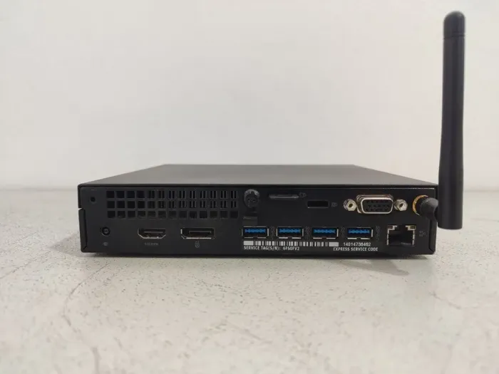 Неттоп Dell OptiPlex 7050 Micro USFF / Intel Core i3-7100T (2 (4) ядра по 3.4 GHz) / 8 GB DDR4 / 128 GB SSD / Intel HD Graphics 630 / Wi-Fi б/в - зображення 6