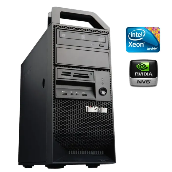 Робоча станція Lenovo ThinkStation E31 Tower / Intel Xeon E3-1230 v2 (4 (8) ядра по 3,3 - 3,7 ГГц) / 10 ГБ DDR3 / 240 ГБ SSD + 200 ГБ HDD / nVidia NVS 300, 512 МБ DDR3, 64-біт б/в - зображення 1