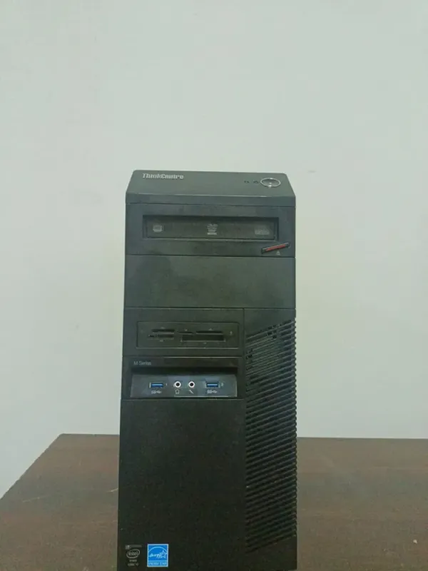Комп'ютер Б-клас Lenovo ThinkCentre M83 Tower / Intel Core i7-4770 (4 (8) ядра по 3.4 - 3.9 GHz) / 16 GB DDR3 / 240 GB SSD / nVidia Quadro 600, 1 GB GDDR3, 128-bit / DVD-ROM / 280W б/в - зображення 2