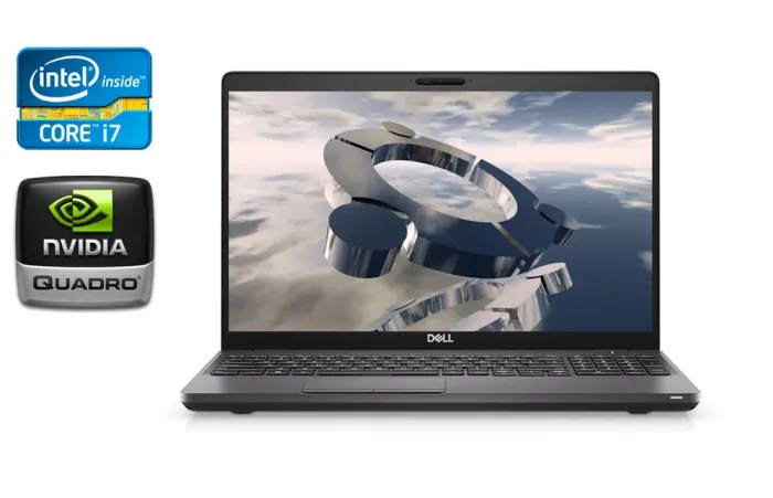 Ноутбук робоча станція Dell Precision 3541 / 15.6" (1920x1080) IPS / Intel Core i7-9850H (6 (12) ядер по 2.6 - 4.6 GHz) / 16 GB DDR4 / 512 GB SSD / nVidia Quadro P620, 4 GB GDDR5 128-bit / WebCam / Windows 10 б/в - зображення 1