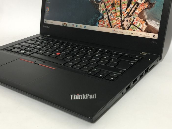 Ультрабук Lenovo ThinkPad T470 / 14" (1920x1080) IPS / Intel Core i3-7100U (2 (4) ядра 2.4 GHz) / 8 GB DDR4 / 256 GB SSD / Intel HD Graphics 620 / WebCam / Win 10 Home / Два АКБ б/в - зображення 9
