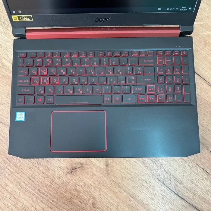 Ігровий ноутбук Б-клас Acer Nitro 5 AN515-54 / 15.6" (1920x1080) IPS / Intel Core i5-9300H (4 (8) ядра по 2.4 - 4.1 GHz) / 16 GB DDR4 / 512 GB SSD / nVidia GeForce RTX 2060, 6 GB GDDR6, 192-bit / WebCam б/в - зображення 7