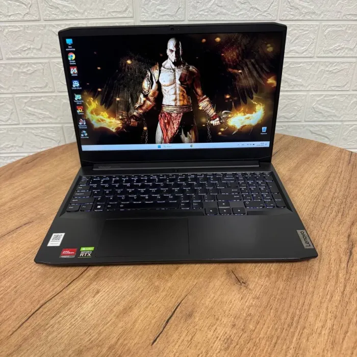 Ігровий ноутбук Б-клас Lenovo IdeaPad Gaming 3 15ACH6 / 15.6" (1920x1080) IPS / AMD Ryzen 5 5600H (6 (12) ядер по 3.3 - 4.2 GHz) / 8 GB DDR4 / 256 GB SSD / nVidia GeForce RTX 3050 Ti, 4 GB GDDR6, 128-bit / WebCam б/в - зображення 2