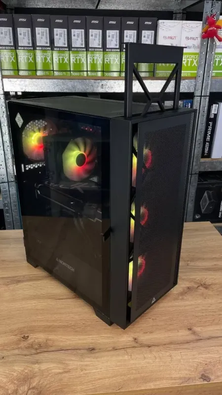 Збірка під замовлення: Montech Air 1000 Premium Tower / AMD Ryzen 5 5600 (6 (12) ядер по 3.5 - 4.4 GHz) / 16 GB DDR4 / 1000 GB SSD M.2 / AMD Radeon RX 6700 XT, 12 GB GDDR6, 192-bit / HDMI / 750W б/в - зображення 7