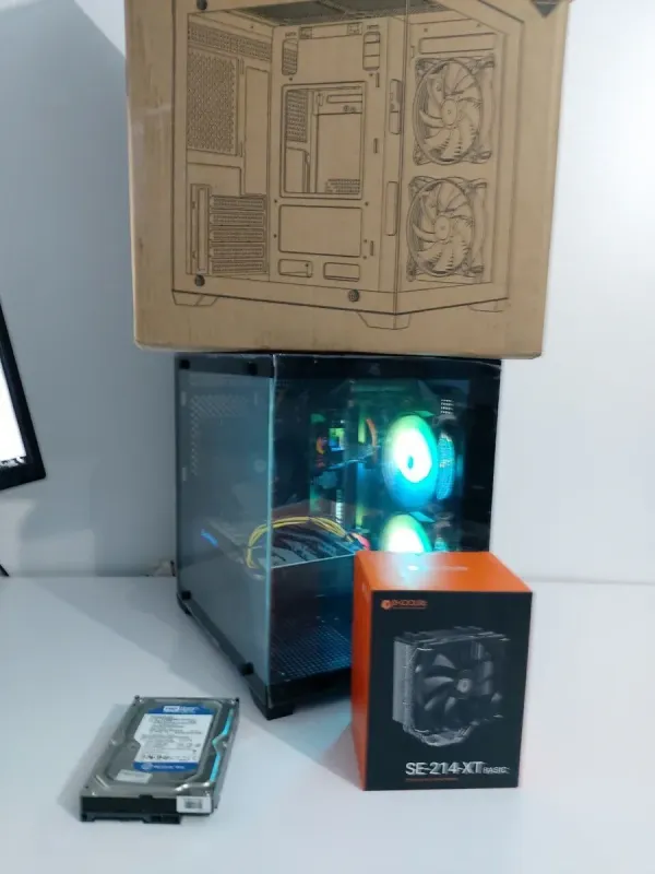 Ігровий ПК GTL Infinity Black Tower / Intel Core i7-4790 (4 ядра по 3,6 - 4,0 ГГц) / 16 ГБ DDR4 / 512 ГБ SSD + 500 ГБ HDD / AMD Radeon RX 570, 4 ГБ GDDR5, 256-біт б/в - зображення 9