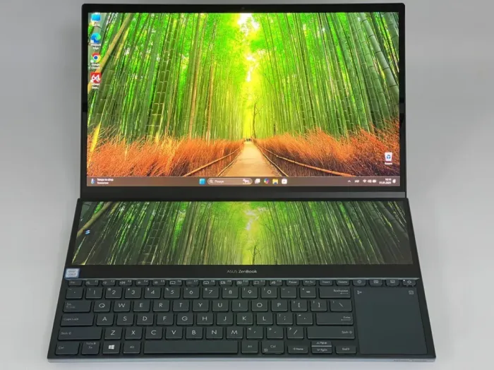 Ігровий ноутбук Asus ZenBook Pro Duo UX581G / 15.6" (3840x2160) OLED Touch / Intel Core i9-9980HK (8 (16) ядер по 2.4 - 5.0 GHz) / 32 GB DDR4 / 960 GB SSD / nVidia GeForce RTX 2060, 6 GB GDDR6, 192-bit / WebCam б/в - зображення 6