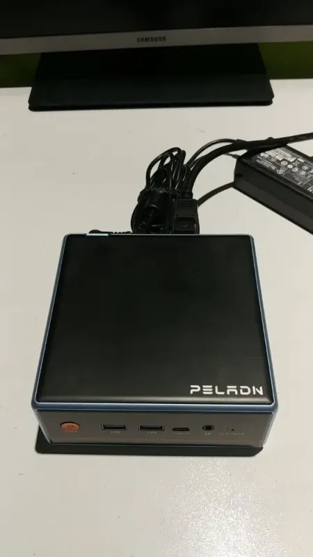 Неттоп Peladn Trycoo WO4 USFF / AMD Ryzen 5 5500U (6 (12) ядер по 2.1 - 4.0 GHz) / 32 GB DDR4 / 256 GB SSD / AMD RX Vega 7 / USB 3.1 / Wi-Fi / Bluetooth / Блок живлення в комплекті б/в - зображення 2