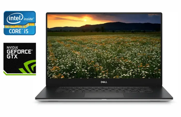 Ігровий ультрабук Dell XPS 15 9570 / 15.6" (1920x1080) IPS / Intel Core i5-8300H (4 (8) ядра по 2.3 - 4.0 GHz) / 16 GB DDR4 / 512 GB SSD / nVidia GeForce GTX 1050, 4 GB GDDR5, 128-bit / WebCam / HDMI б/в - зображення 1
