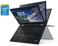 Ультрабук-трансформер Б-клас Lenovo ThinkPad X1 Yoga G1 / 14" (2560x1440) IPS Touch / Intel Core i5-6300U (2 (4) ядра по 2.4 - 3.0 GHz) / 8 GB DDR3 / 256 GB SSD / Intel UHD Graphics 520 / WebCam / Win 10 Pro б/в
