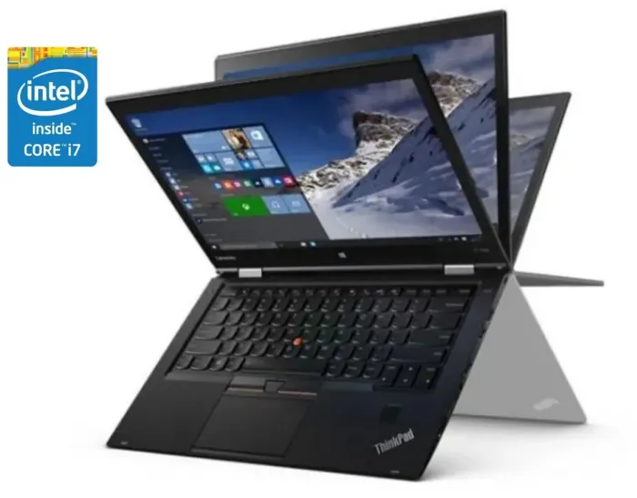 Ультрабук-трансформер Б-клас Lenovo ThinkPad X1 Yoga G1 / 14" (2560x1440) IPS Touch / Intel Core i5-6300U (2 (4) ядра по 2.4 - 3.0 GHz) / 8 GB DDR3 / 256 GB SSD / Intel UHD Graphics 520 / WebCam / Win 10 Pro б/в - зображення 1