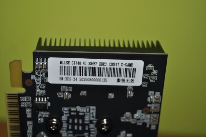 Дискретна відеокарта MLLSE GeForce GT 740, 4 GB GDDR3, 128-bit / DVI, HDMI, DisplayPort - зображення 15