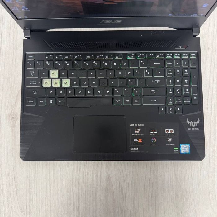 Ігровий ноутбук Б-клас Asus TUF Gaming F15 FX505GT / 15.6" (1920x1080) IPS / Intel Core i7-9750H (6 (12) ядер по 2.6 - 4.5 GHz) / 16 GB DDR4 / 512 GB SSD NVMe / nVidia GeForce GTX 1650, 4 GB GDDR6, 128-bit / WebCam б/в - зображення 7