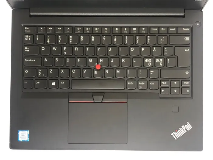 Ультрабук Б-клас Lenovo ThinkPad E490 / 14" (1920x1080) IPS / Intel Core i5-8265U (4 (8) ядра по 1.6 - 3.9 GHz) / 8 GB DDR4 / 256 GB SSD / Intel UHD Graphics / WebCam / Win 10 Pro б/в - зображення 8