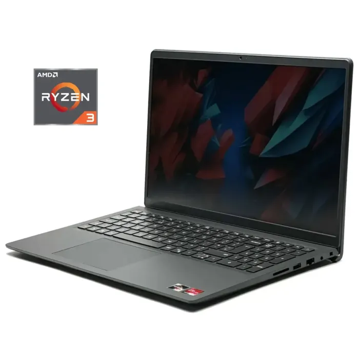 Ультрабук Б-клас Dell Vostro 3515 / 15.6" (1920x1080) IPS / AMD Ryzen 3 3250U (2 (4) ядра по 2.6 - 3.5 GHz) / 8 GB DDR4 / 256 GB SSD / AMD Radeon RX Vega 3 Graphics / WebCam / Win 10 Pro б/в - зображення 1