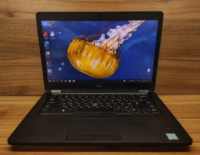 Ультрабук Dell Latitude 5480 / 14" (1920x1080) IPS / Intel Core i5-6300U (2 (4) ядра по 2.4 - 3.0 GHz) / 8 GB DDR4 / 240 GB SSD / Intel HD Graphics 520 / WebCam / Windows 10 б/в - зображення 2