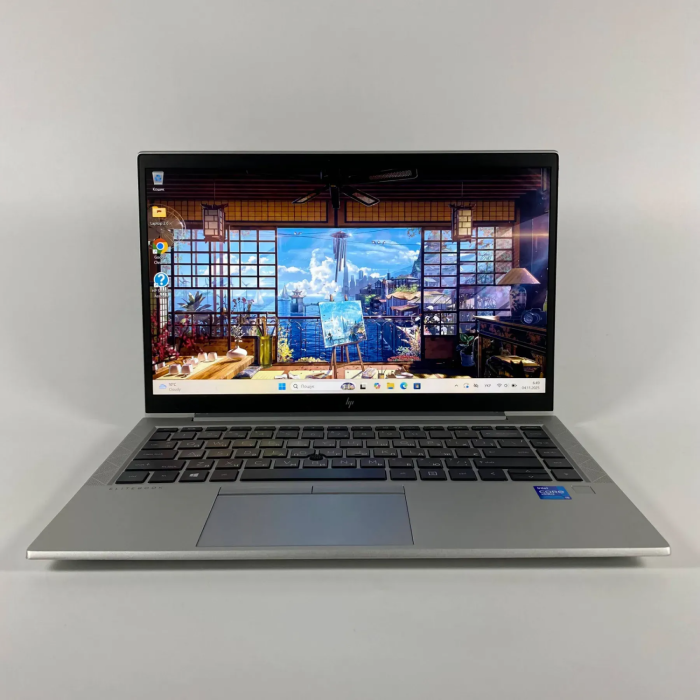 Ультрабук Б-клас HP EliteBook 840 G8 / 14" (1920x1080) IPS / Intel Core i5-1145G7 (4 (8) ядра по 2.6 - 4.4 GHz) / 16 GB DDR4 / 256 GB SSD / Intel Iris Xe Graphics / TouchID / WebCam б/в - зображення 2