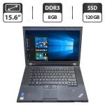 Ноутбук Lenovo ThinkPad T530i / 15.6" (1366x768) TN / Intel Core i5-3320M (2 (4) ядра по 2.6 - 3.3 GHz) / 8 GB DDR3 / 120 GB SSD / Intel HD Graphics 4000 / VGA б/в