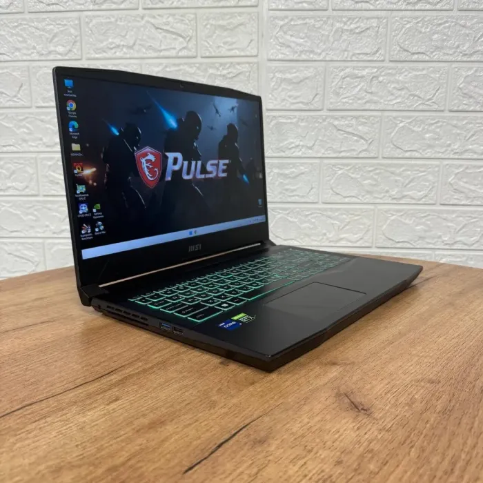 Ігровий ноутбук Б-клас MSI Pulse GL66 12UGKV / 15.6" (1920x1080) IPS / Intel Core i7-12700H (14 (20) ядер по 3.5 - 4.7 GHz) / 16 GB DDR4 / 1000 GB SSD / nVidia GeForce RTX 3070, 8 GB GDDR6, 256-bit / WebCam б/в - зображення 4