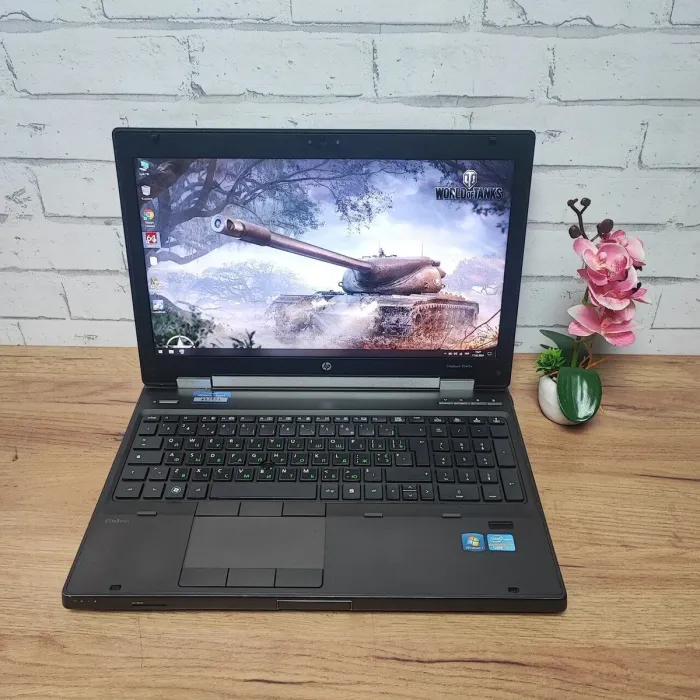 Ноутбук Б-клас HP EliteBook 8560w / 15.6" (1600x900) TN / Intel Core i5-2520M (2 (4) ядра по 2.5 - 3.2 GHz) / 8 GB DDR3 / 256 GB SSD / nVidia Quadro 2000M, 2 GB GDDR3, 128-bit / WebCam / DVD-ROM б/в - зображення 2