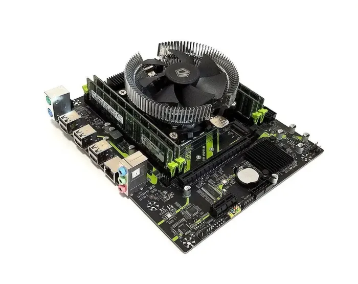 Комплект: Материнська плата Machinist X99 PR9-H (Unlock Turbo Boost) / LGA2011-3 / Intel Xeon E5-2630 v3 (8 (16) ядер по 2.4 - 3.2 GHz) / 16 GB DDR4 + Кулер ID-Cooling DK-01 б/в - зображення 2