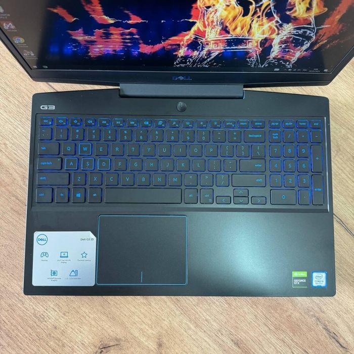 Ігровий ноутбук Dell G3 3590 / 15.6" (1920x1080) IPS / Intel Core i5-9300H (4 (8) ядра по 2.4 - 4.1 GHz) / 16 GB DDR4 / 480 GB SSD / nVidia GeForce GTX 1660 Ti Max-Q, 6 GB GDDR6, 192-bit / WebCam б/в - зображення 7