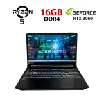 Ігровий ноутбук Acer Nitro 5 AN515-45 / 15,6" (1920x1080) IPS / AMD Ryzen 5 5600H (6 (12) ядер по 3,3 - 4,2 ГГц) / 16 ГБ DDR4 / 512 ГБ SSD / nVidia GeForce RTX 3060, 6 ГБ GDDR6, 192-біт / Веб-камера б/в