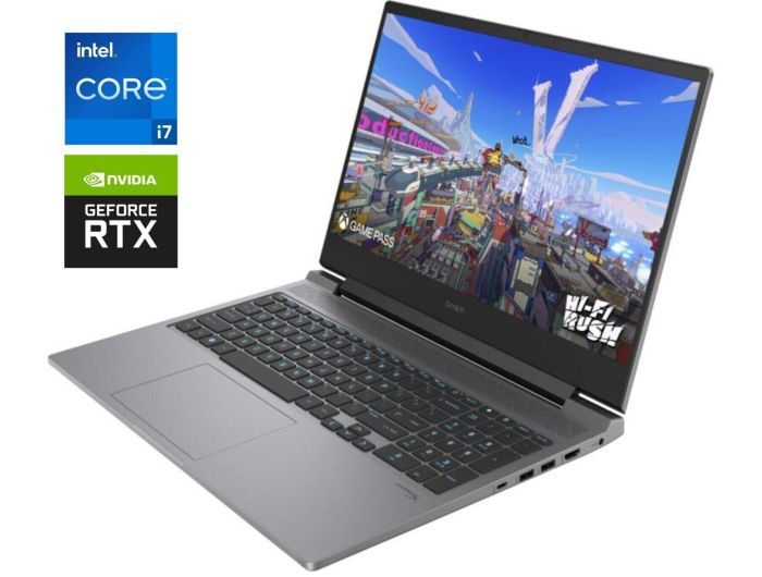 Ігровий ноутбук HP Omen 16-ae0001nr / 16.1" (1920x1080) IPS / Intel Core i7-14700HX (20 (28) ядер по 1.5 - 5.5 GHz) / 32 GB DDR5 / 960 GB SSD / nVidia GeForce RTX 4070, 8 GB GDDR6, 128-bit / WebCam б/в - зображення 1