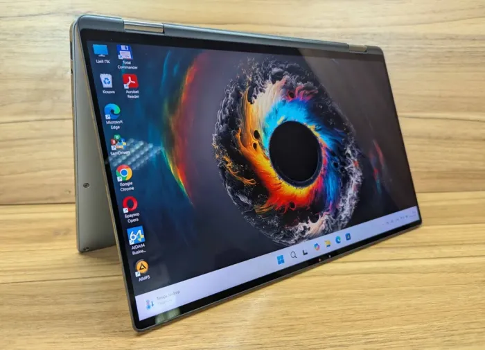 Ультрабук-трансформер Б-клас Dell Latitude 9520 / 15.6" (1920x1080) IPS Touch / Intel Core i5-1145G7 (4 (8) ядра по 2.6 - 4.4 GHz) / 16 GB DDR4 / 256 GB SSD / Intel Iris Xe Graphics / WebCam / Windows 11 б/в - зображення 7