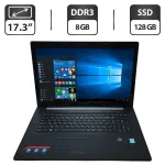 Ноутбук Lenovo G70-70 / 17.3" (1600x900) TN / Intel Core i3-4005U (2 (4) ядра по 1.7 GHz) / 8 GB DDR3 / 128 GB SSD / Intel HD Graphics / WebCam б/в