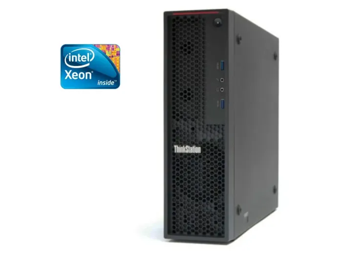 Робоча станція Lenovo ThinkStation P320 SFF / Intel Xeon E3-1245 v6 (4 (8) ядра по 3.7 - 4.1 GHz) / 32 GB DDR4 / NO HDD / nVidia Quadro P600, 2 GB GDDR5, 128-bit б/в - зображення 1