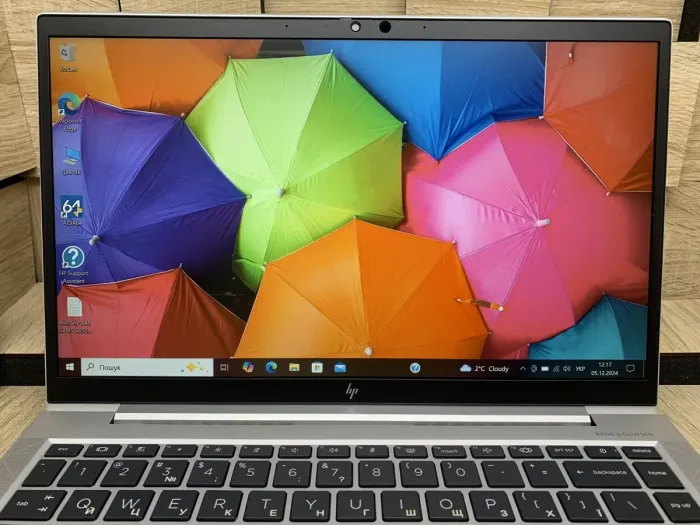 Ультрабук HP EliteBook 845 G8 / 14" (1920x1080) TN / AMD Ryzen 5 Pro 5650U (6 (12) ядер по 2.3 - 4.2 GHz) / 8 GB DDR4 / 256 GB SSD M.2 / AMD Radeon Graphics / WebCam б/в - зображення 3