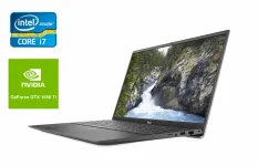Ігровий ноутбук Dell Vostro 7500 / 15.6" (1920x1080) IPS / Intel Core i7-10750H (6 (12) ядер по 2.6 - 5.0 GHz) / 16 GB DDR4 / 512 GB SSD / nVidia GeForce GTX 1650 Ti, 4 GB GDDR6, 128-bit / WebCam / Fingerprint / Windows 10 б/в