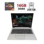 Ультрабук HP ProBook 445R G6 / 14" (1920x1080) IPS / AMD Ryzen 5 3500U (4 (8) ядра по 2.1 - 3.7 GHz) / 16 GB DDR4 / 256 GB SSD / AMD Radeon Vega 8 Graphics / WebCam б/в