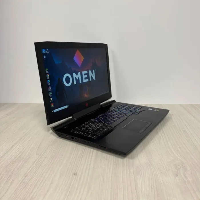 Ігровий ноутбук Б-класу HP Omen 17t-an100ca / 17.3" (1920x1080) IPS / Intel Core i7-8750H (6 (12) ядер по 2.2 - 4.1 GHz) / 12 GB DDR4 / 128 GB SSD NVMe + 500 GB HDD / nVidia GeForce GTX 1050 Ti, 4 GB GDDR5, 128-bit / WebCam б/в - зображення 4