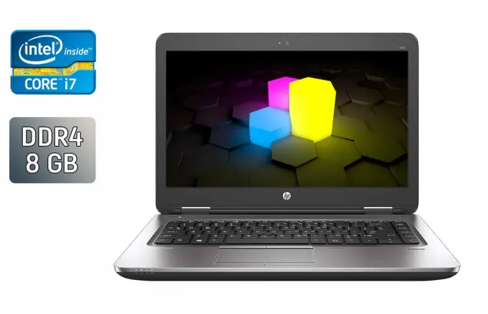Ноутбук HP ProBook 640 G2 / 14" (1920x1080) IPS / Intel Core i7-6600U (2 (4) ядра по 2.6 - 3.4 GHz) / 8 GB DDR4 / 240 GB SSD / Intel HD Graphics 520 / WebCam / TouchID / Windows 10 б/в - зображення 1