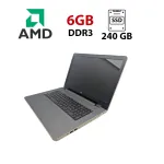 Ноутбук Dell Inspiron 15-5755 / 17.3" (1600x900) TN / AMD A8-7410 (4 ядра по 2.2 - 2.5 GHz) / 6 GB DDR3 / 240 GB SSD / AMD Radeon R5 Graphics / WebCam б/в