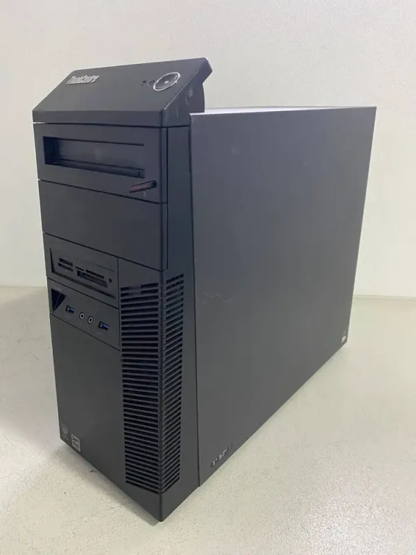 Комп'ютер Lenovo ThinkCentre M83 Tower / Intel Core i5-4590 (4 ядра по 3.3 - 3.7 GHz) / 8 GB DDR3 / 240 GB SSD / Intel HD Graphics 4600 / DVD-ROM / VGA б/в - зображення 4