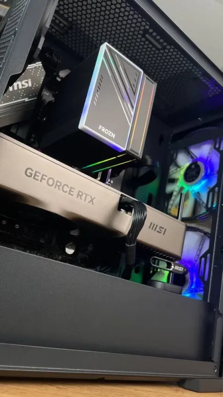 Збірка під замовлення: ігровий ПК Lian Li LanCool 215 Tempered Glass Tower / AMD Ryzen 5 9600X (6 (12) ядер по 3.9 - 5.4 GHz) / 32 GB DDR5 / 2000 GB SSD M.2 / nVidia GeForce RTX 4070 Ti Super, 16 GB GDDR6X, 256-bit / 850W - зображення 10