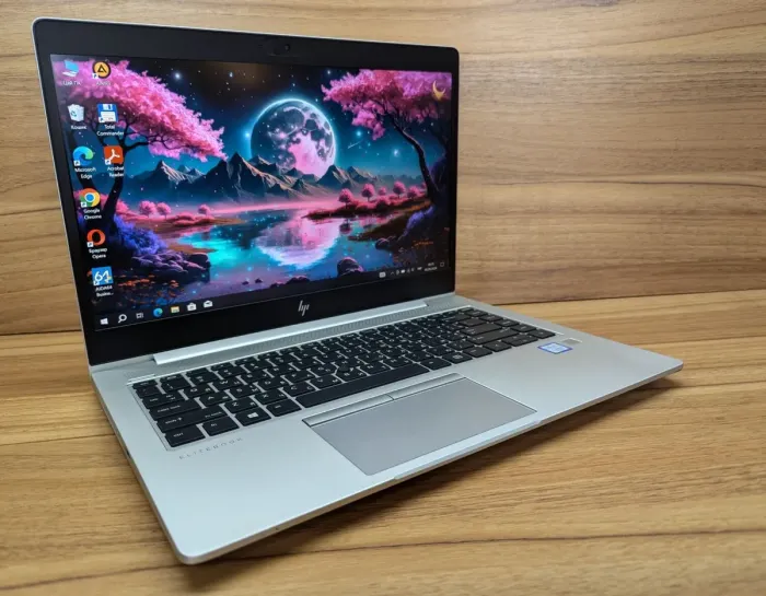 Ультрабук Б-клас HP EliteBook 840 G6 / 14" (1920x1080) IPS / Intel Core i5-8265U (4 (8) ядра по 1.6 - 3.9 GHz) / 8 GB DDR4 / 512 GB SSD / Intel UHD Graphics 620 / WebCam / TouchID / Windows 10 б/в - зображення 5