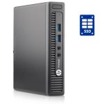 Неттоп HP ProDesk 400 G1 Mini USFF / Intel Core i3-4130T (2 (4) ядер по 2.9 GHz) / 8 GB DDR3 / 128 GB SSD NVMe + 1000 GB HDD / Intel HD Graphics 4400 б/в