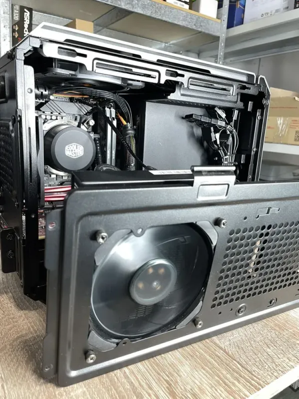 Ігровий ПК Cougar QBX Tower NEW / Intel Core i5-10400F (6 (12) ядер по 2.9 - 4.3 GHz) / 16 GB DDR4 / 512 GB SSD / MSI GTX 1070 AERO ITX, 8 GB GDDR5, 256-bit / 620W б/в - зображення 6