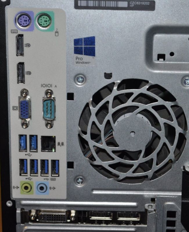 Комп'ютер Б-класу HP EliteDesk 800 G2 Tower / Intel Core i7-6700 (4 (8) ядра по 3,4 - 4,0 ГГц) / 16 ГБ DDR4 / 256 ГБ SSD / nVidia Quadro K4000, 3 ГБ GDDR5, 192-біт / Windows 11 Pro б/в - изображение 4