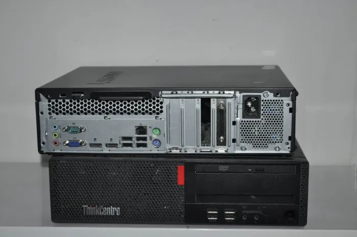 Комп'ютер Lenovo ThinkCentre M710s SFF / Intel Core i5-7400 (4 ядра по 3.0 - 3.5 GHz) / 16 GB DDR4 / 1000 GB SSD / Intel HD Graphics 630 / DVD-ROM / Windows 11 Pro б/в - зображення 4